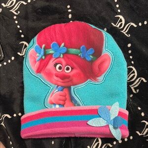 Dreamworks Trolls Kids Hat - Pink and Blue